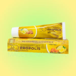 Зубная паста с лимоном и прополисом 100 мл 3D PROPOLIS